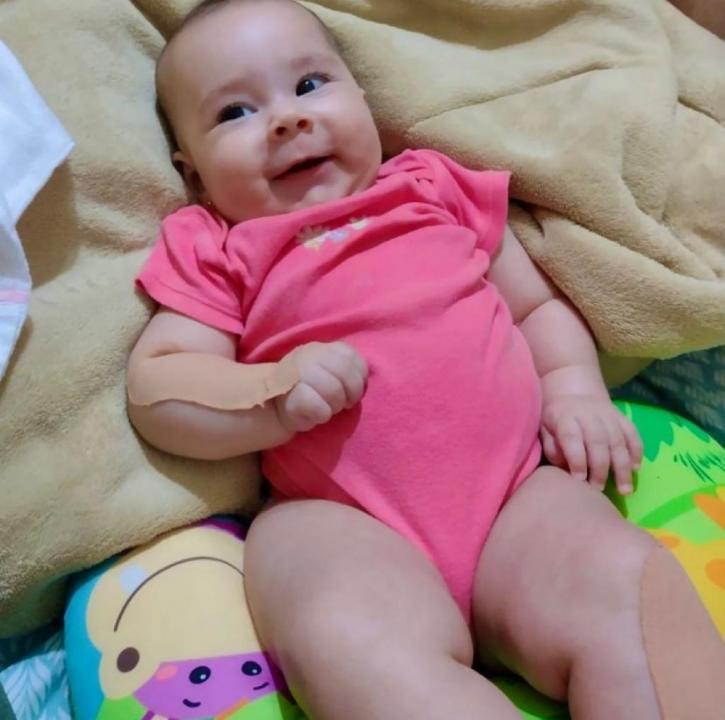 Foto 4 de 4 — Família e amigos se mobilizam para ajudar bebê com AME, atrofia muscular espinhal